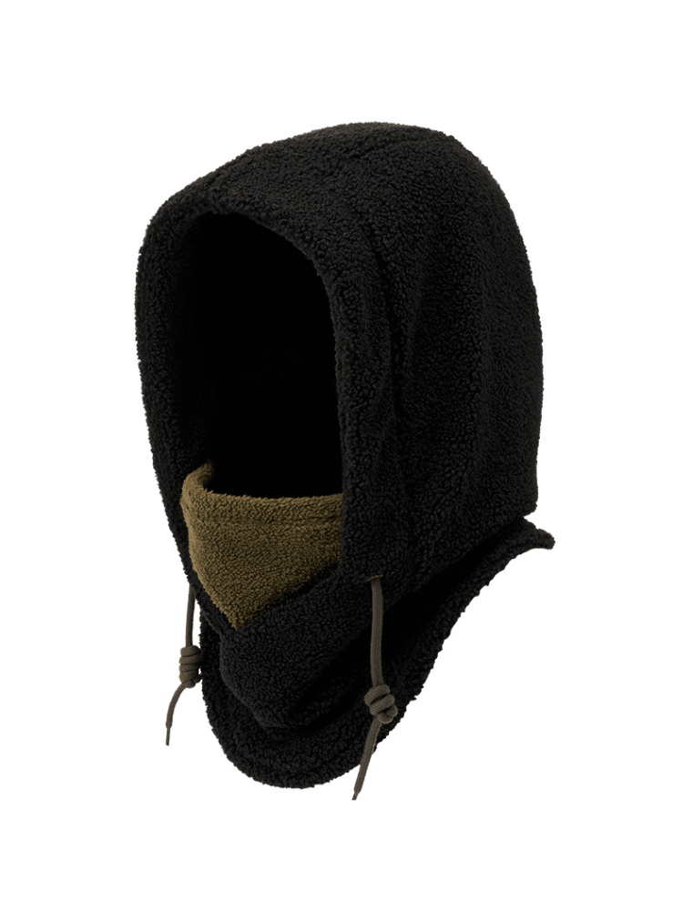 RAUO Cloudplush Fleece Snow Helmet Hood Black RAUO | Snowears.com