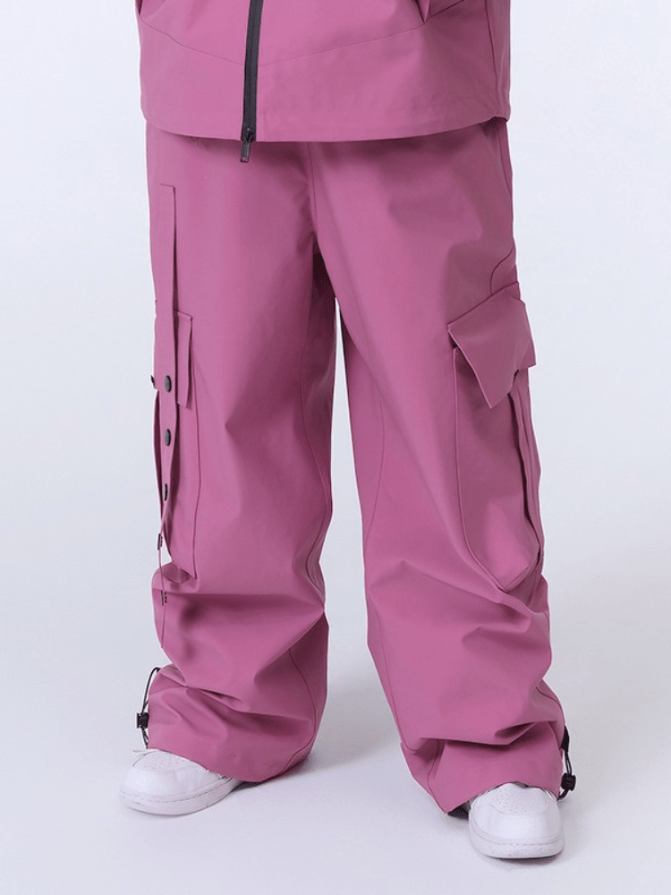 RenChill 3L Cargo Baggy Ski Pants [Limited Region] Pink L Renchill | Snowears.com
