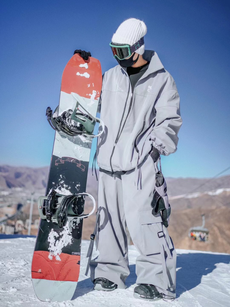 RenChill Hip-Hop Element Snow Suit - Unisex Gray Renchill | Snowears.com