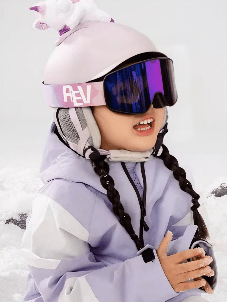 REV Satin Glow Kids Ski Goggles REV | Snowears.com