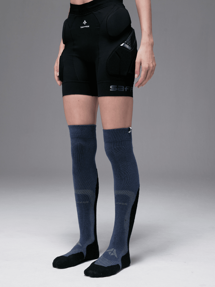 Saffee Merino Wool Knee-High Ski Socks - Unisex Saffee | Snowears.com