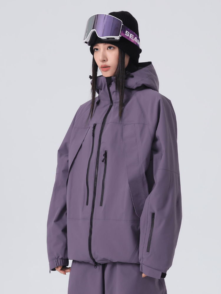 Searipe 3L Polar Drift Ski Jacket [Limited Region] Dark Purple Searipe | Snowears.com