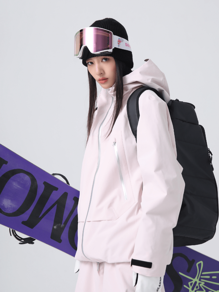 Searipe 3L Snowline Insulated Ski Jacket [Limited Region] Light Pink Searipe | Snowears.com