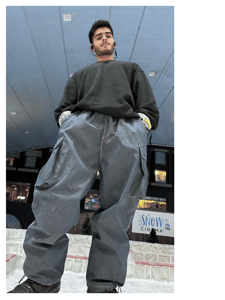 Searipe Demin Baggy Cargo Pants - Men's Searipe | Snowears.com