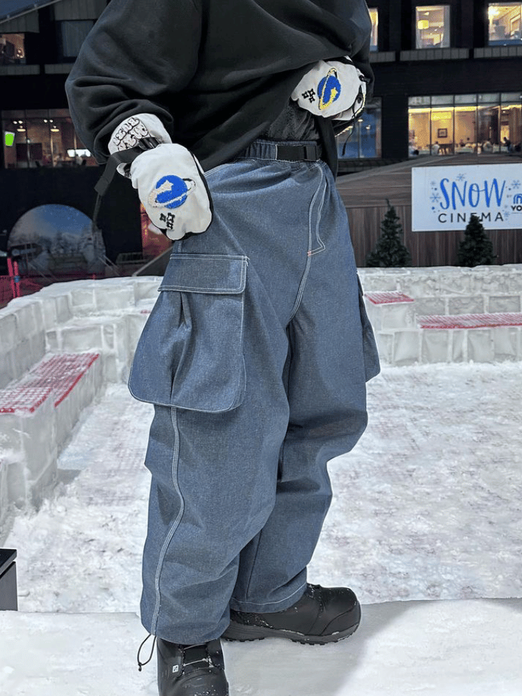 Searipe Demin Baggy Cargo Pants - Men's Searipe | Snowears.com