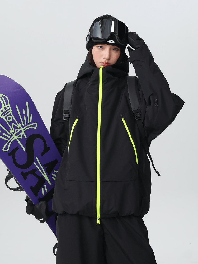 Searipe Pro 3L Freeride Snow Jacket [Limited Region] Black Searipe | Snowears.com