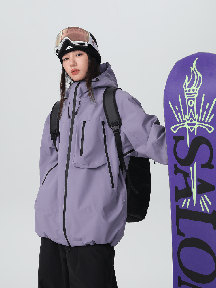 Searipe Sleek 3L Park Snow Jacket [Limited Region] Purple Searipe | Snowears.com