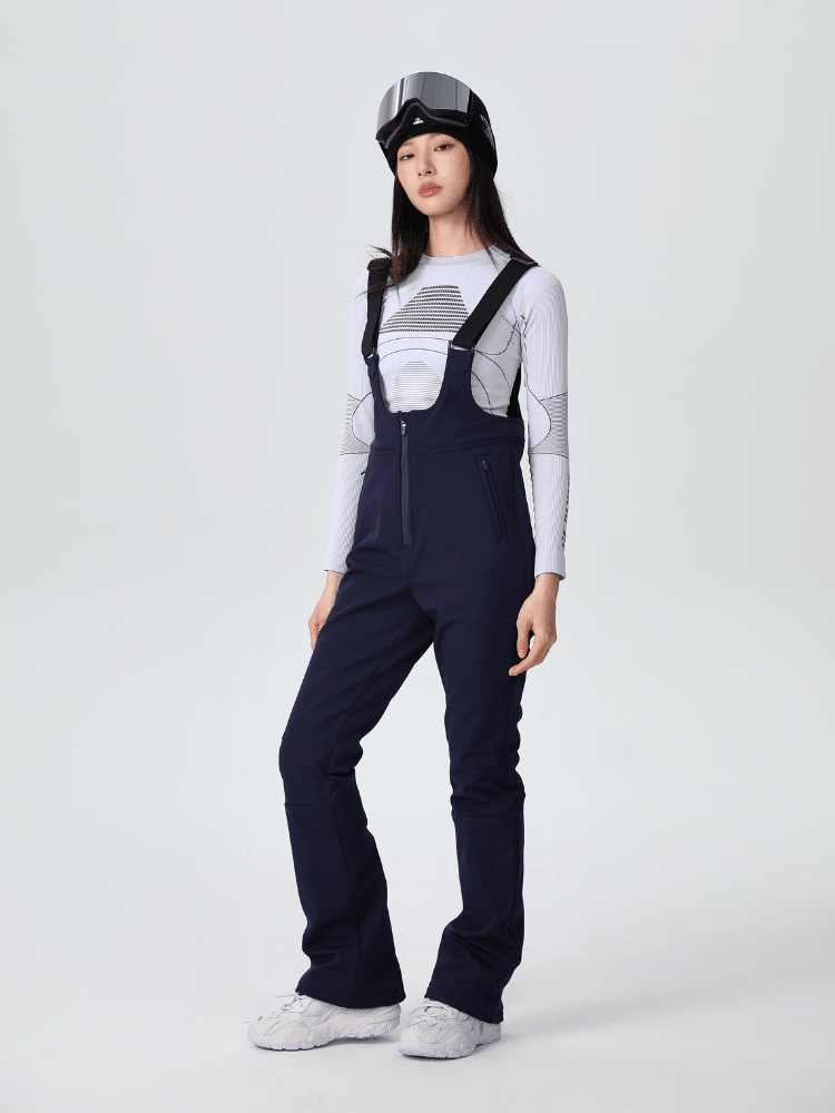 Searipe Sleek Dynamic Ski Bibs [Limited Region] Navy Searipe | Snowears.com