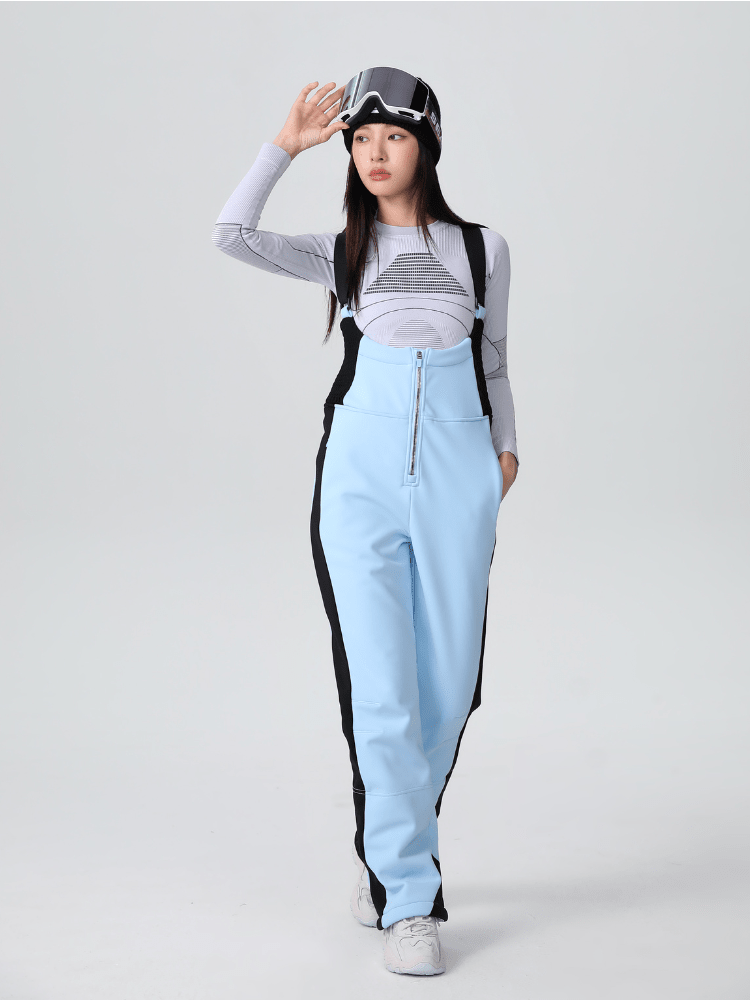 Searipe Stretch Fleece-Lined Snow Bibs [Limited Region] Searipe | Snowears.com