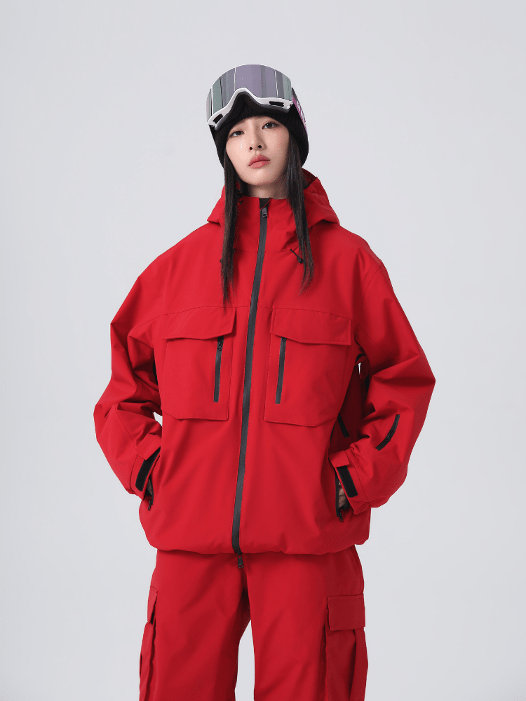 Searipe Terrain Brightline 3L Snow Jacket [Limited Region] Red Searipe | Snowears.com