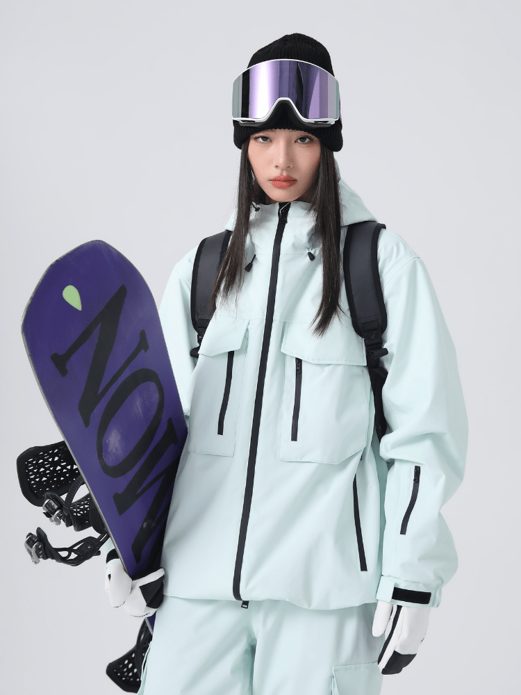 Searipe Terrain Brightline 3L Snow Jacket - Unisex Lake Green Searipe | Snowears.com