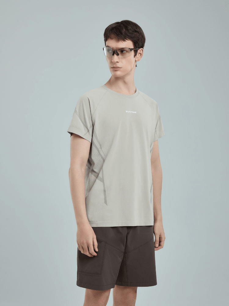 Surpine Breeze Lite Tee - Men's Light Gray Surpine | Snowears.com
