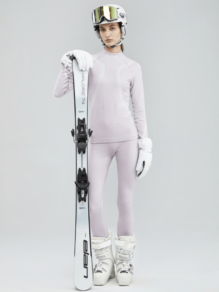 Surpine Peakcash Functional Base Layer - Women's Light Pink Surpine | Snowears.com