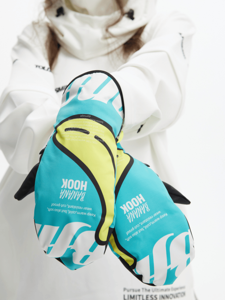 Tolasmik X Banana Hook Freeride Mittens Mint Green Tolasmik | Snowears.com