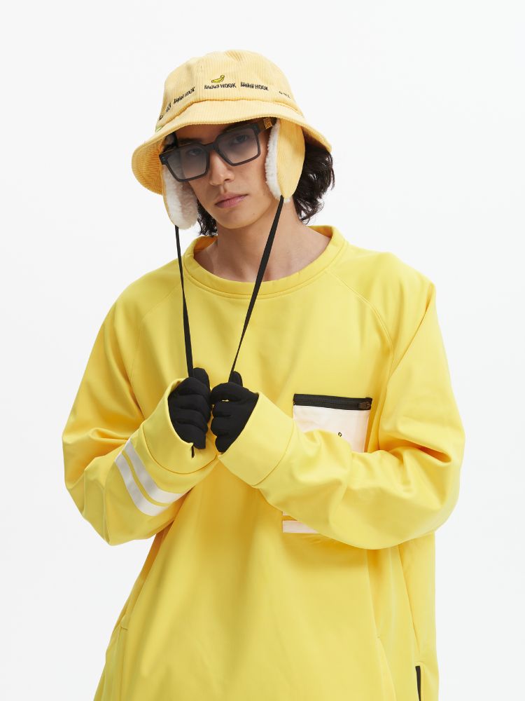 Tolasmik New Bucket Helmet Hat Yellow Tolasmik | Snowears.com