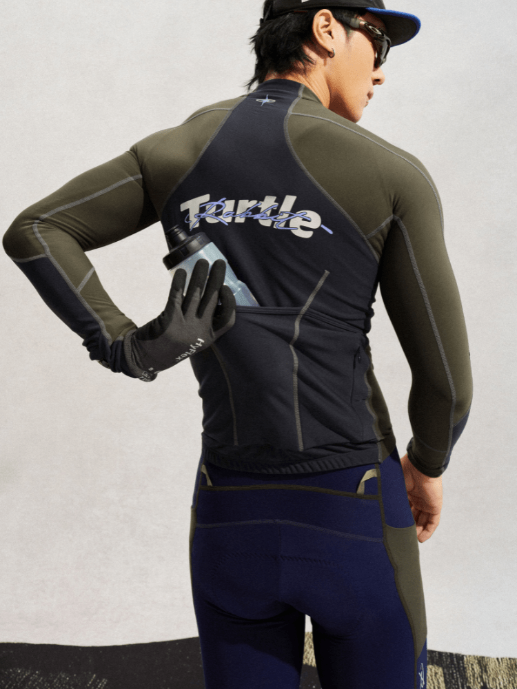 TurtleRabbit ProShield Cycling Jersey – Men’s Army Green TurtleRabbit | Snowears.com