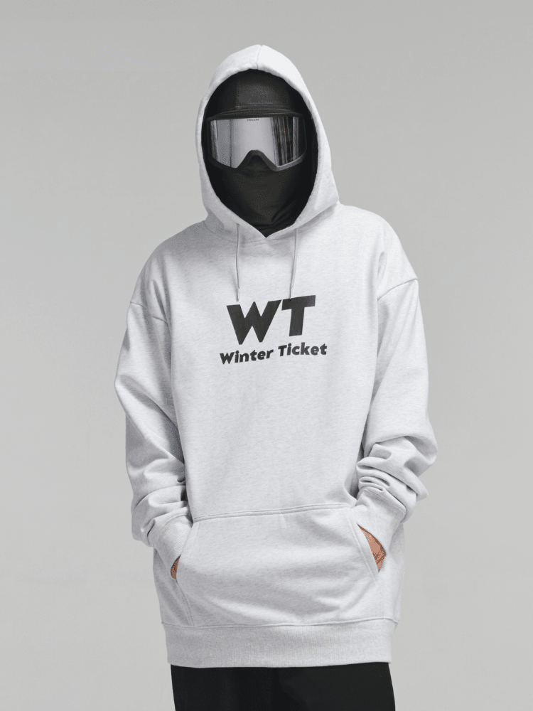 Winter Ticket FreeRide Baggy Ski Hoodie - Unisex Winter Ticket | Snowears.com
