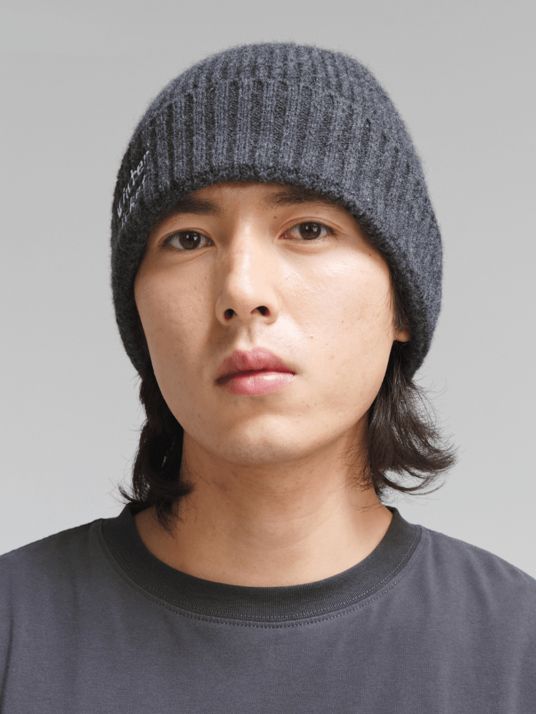 Winter Ticket Merino Wool Knit Beanie Gray One Size Winter Ticket | Snowears.com