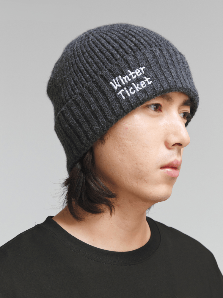 Winter Ticket Merino Wool Knit Beanie Winter Ticket | Snowears.com