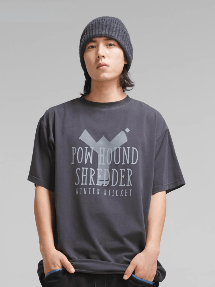 Winter Ticket Pow Hound T-Shirt - Unisex Winter Ticket | Snowears.com