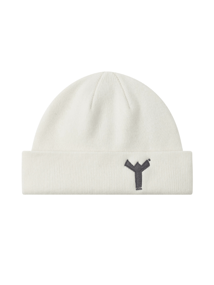 Winter Ticket Summit Cuff Merino Wool Beanie White One Size Winter Ticket | Snowears.com