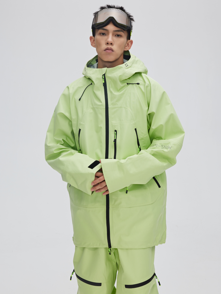 Yetisnow Apple Green Snow Jacket - Men's - Snowears- Jackets