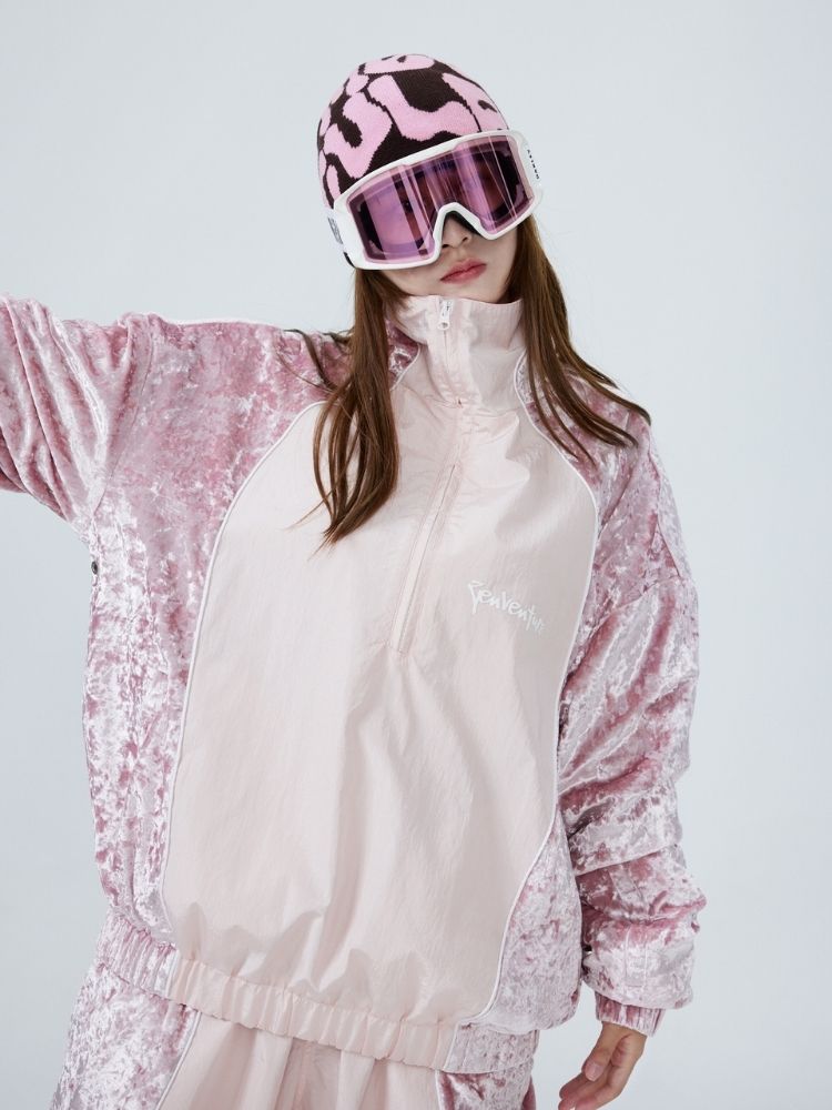 Zenventure White 3L Velvet Sparkle Snow Suit - Unisex Zenventure White | Snowears.com