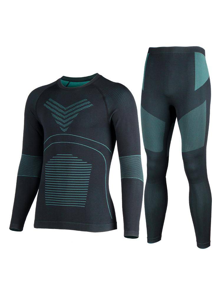 GSOU SNOW Men's Dark Green Base Layer Green Gsou Snow | Snowears.com