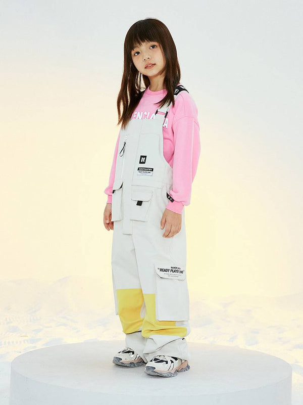 NANDN Mountain Fun Kids Bib Pants - Snowears-snowboarding skiing jacket pants accessories