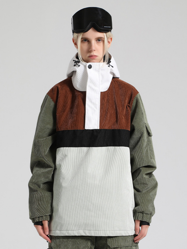 Gsou Snow Corduroy Snow Jacket - Snowears-snowboarding skiing jacket pants accessories