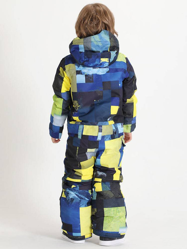 Gsou Snow Colorblock Kids One Piece - Snowears-snowboarding skiing jacket pants accessories