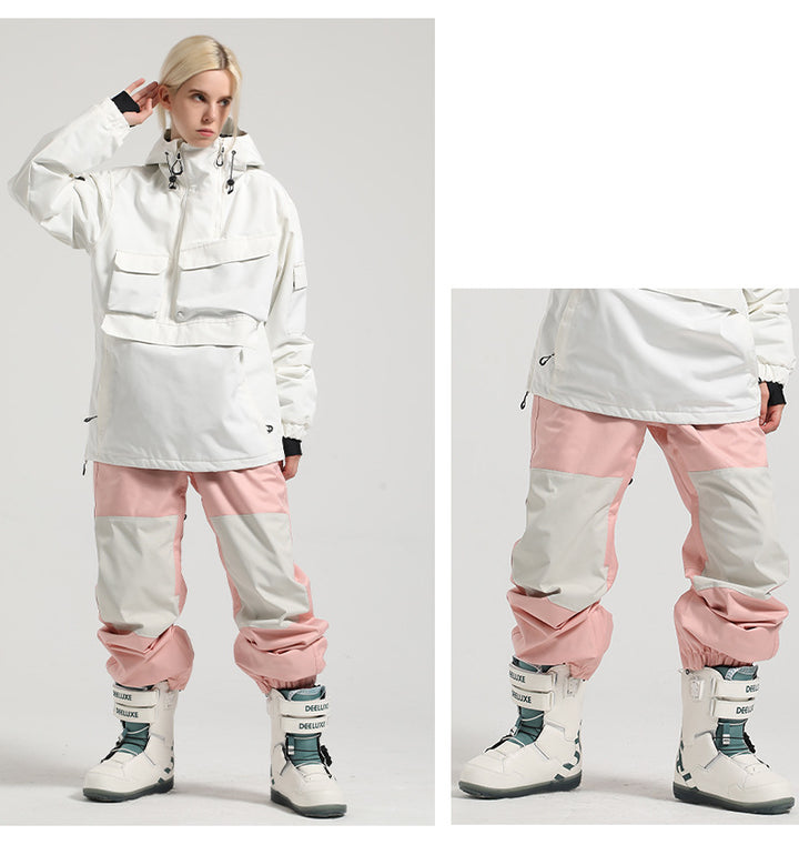Gsou Snow Winter Elastic Snow Pants - Snowears-snowboarding skiing jacket pants accessories