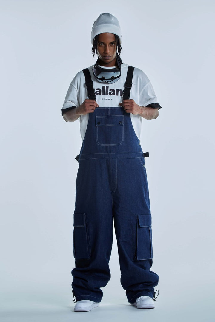 RenChill Panda Jeans Baggy Style Bibs - Limited - Snowears-snowboarding skiing jacket pants accessories