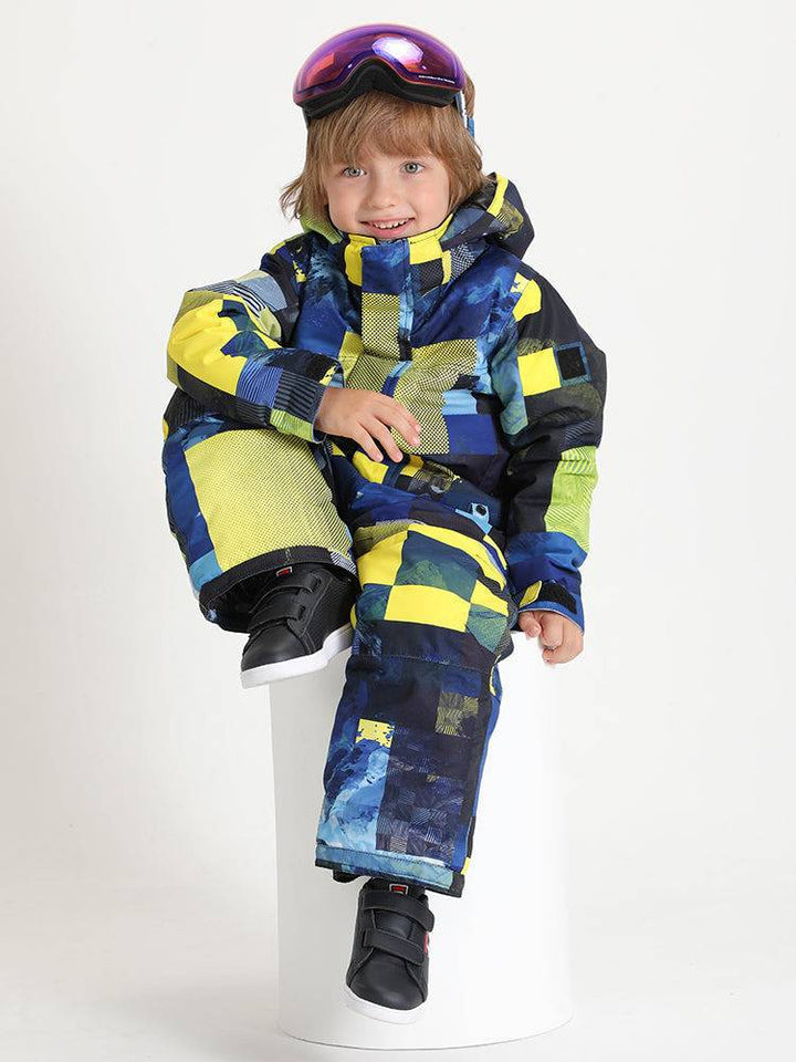 Gsou Snow Colorblock Kids One Piece - Snowears-snowboarding skiing jacket pants accessories