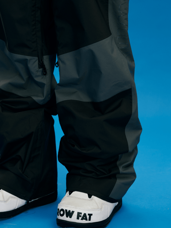 NIS Colorblock Baggy Bibs - Snowears-snowboarding skiing jacket pants accessories