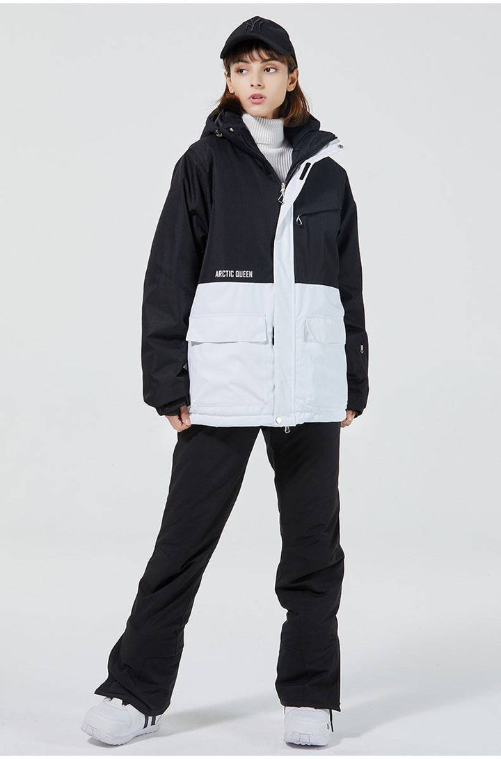 ARCTIC QUEEN Unisex Blizzard Snow Suit - Black Series - Snowears-snowboarding skiing jacket pants accessories
