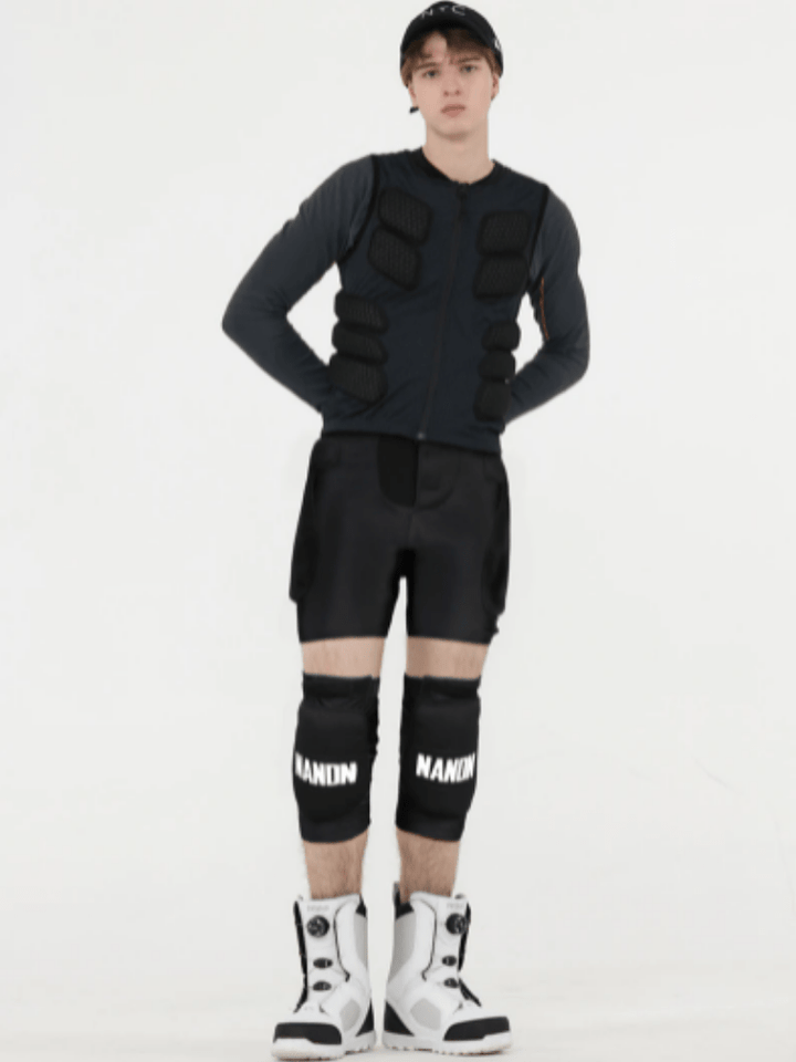 Nandn Unisex Tri-Flex Shorts & Knee Pads Set - Snowears-snowboarding skiing jacket pants accessories