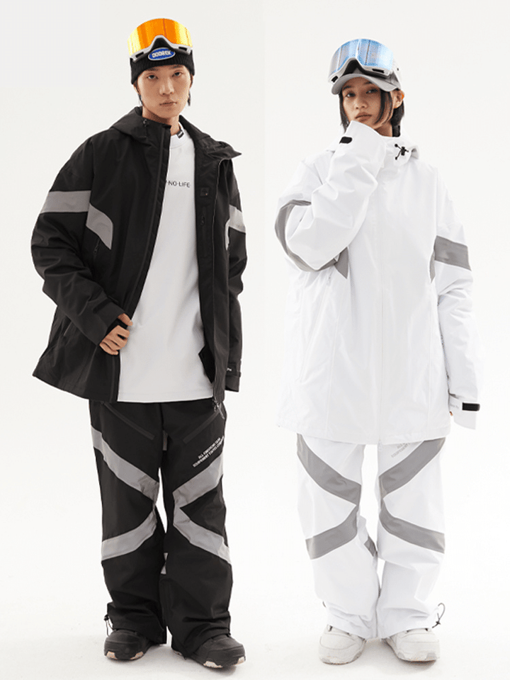 Doorek 3L Adventure Reflective Snow Suit - Snowears-snowboarding skiing jacket pants accessories