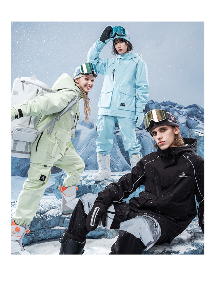 High Experience Freeride Ski Snow Suit - Snowears-snowboarding skiing jacket pants accessories