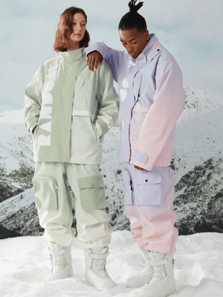 RandomPow Gradient Green Pants - Snowears-snowboarding skiing jacket pants accessories