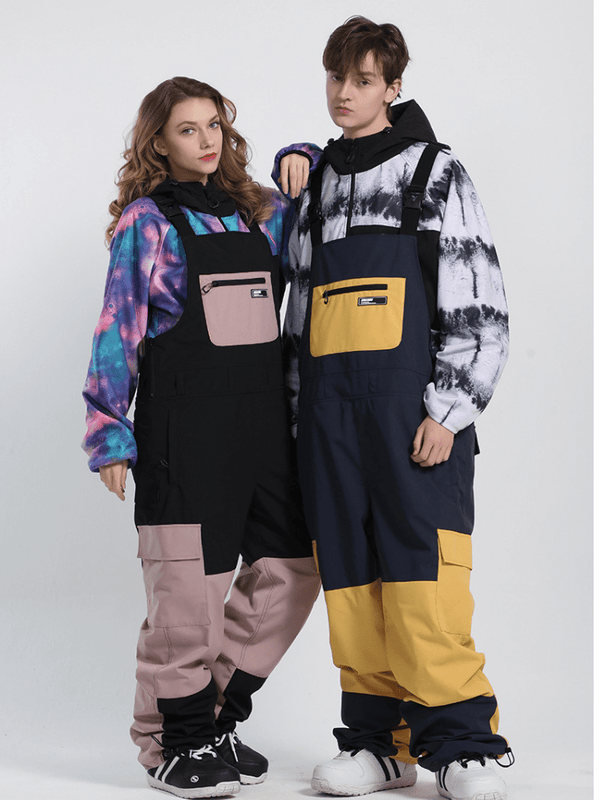Gsou Snow Cargo Bibs - Snowears-snowboarding skiing jacket pants accessories