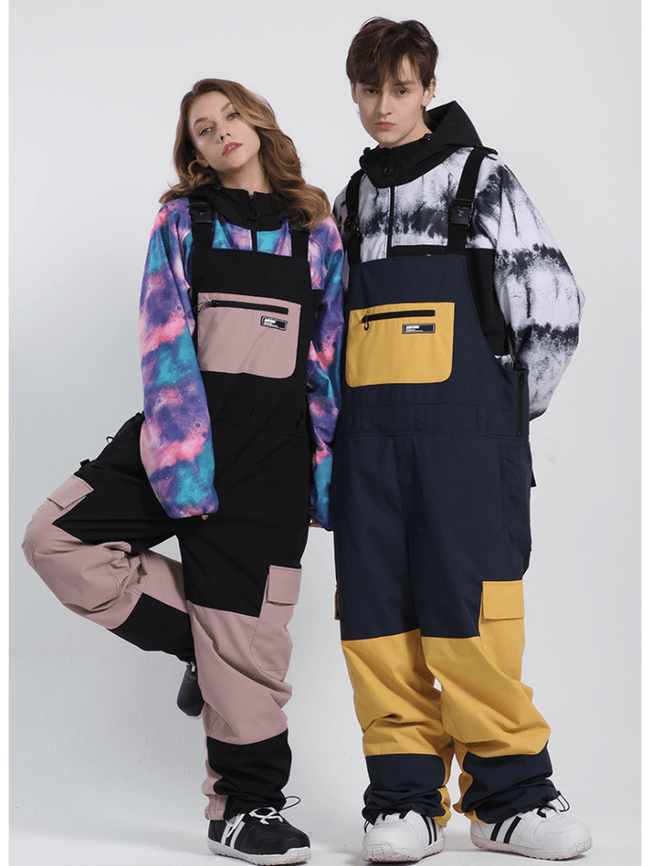 Gsou Snow Cargo Bibs - Snowears-snowboarding skiing jacket pants accessories