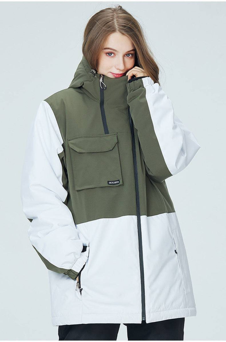 ARCTIC QUEEN Unisex Hiker Snow Suit - Navy Green Series - Snowears-snowboarding skiing jacket pants accessories