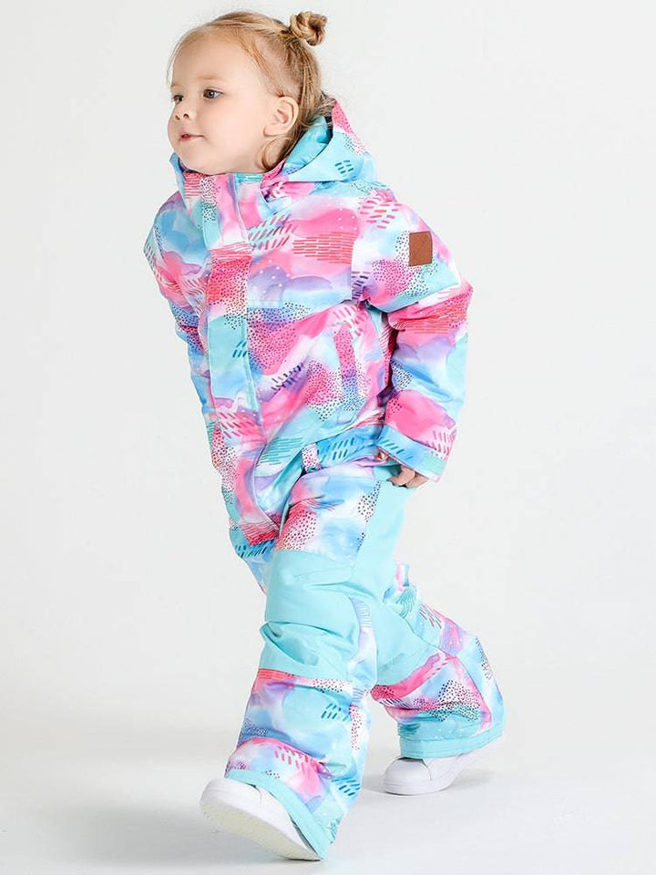 Gsou Snow Kids Cutie Ski One Piece - Snowears-snowboarding skiing jacket pants accessories