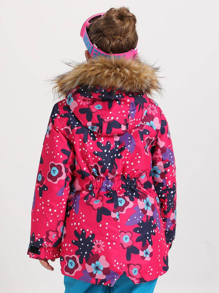 Gsou Snow Kids Camouflage Flower Jacket - Snowears-snowboarding skiing jacket pants accessories