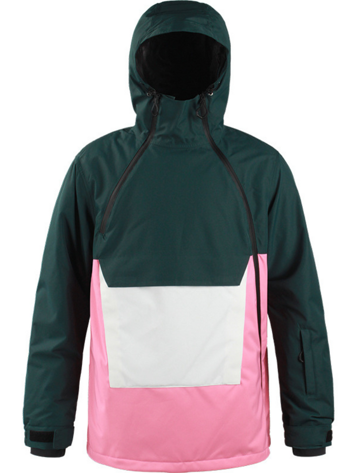 Gsou Snow Oblique Zipper Snow Jacket - Snowears-snowboarding skiing jacket pants accessories