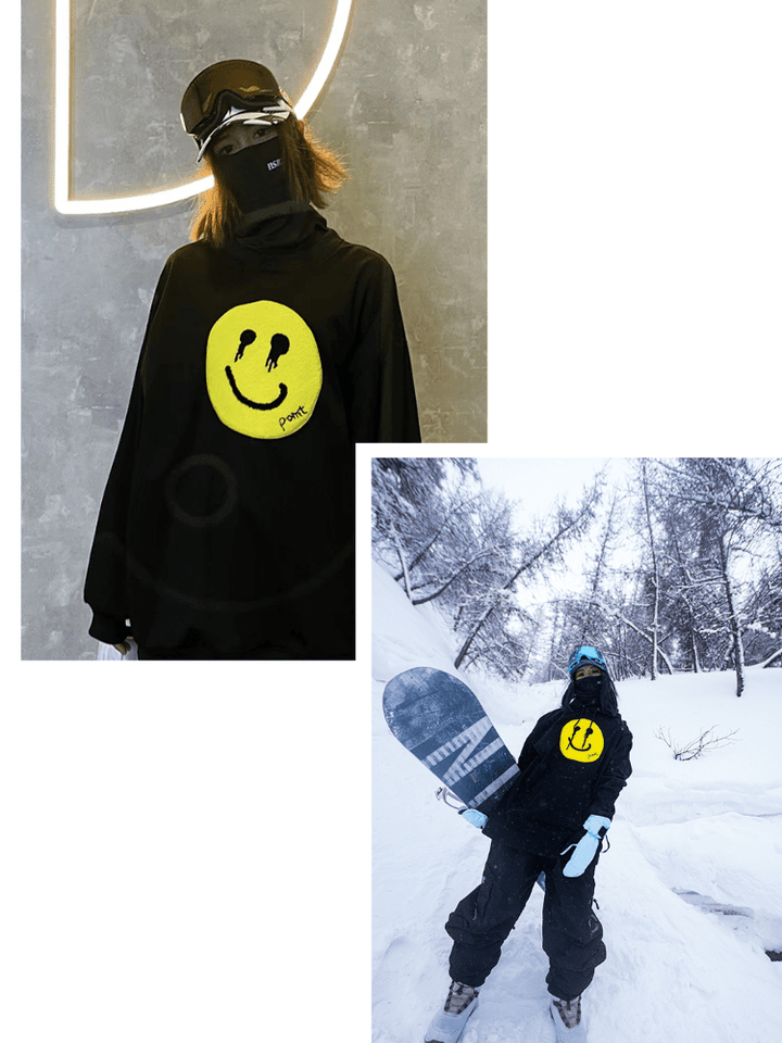 POMT Smiley Sweater - Snowears-snowboarding skiing jacket pants accessories