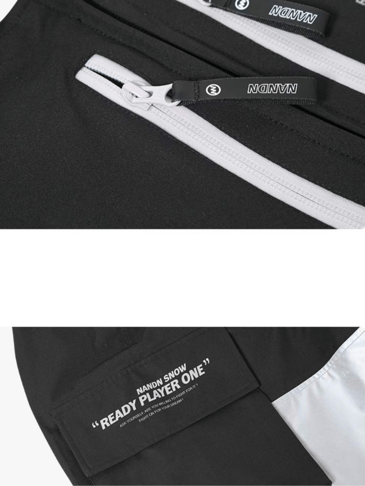 NANDN X DOLL Baggy Bibs - Men's - Snowears- bib pants