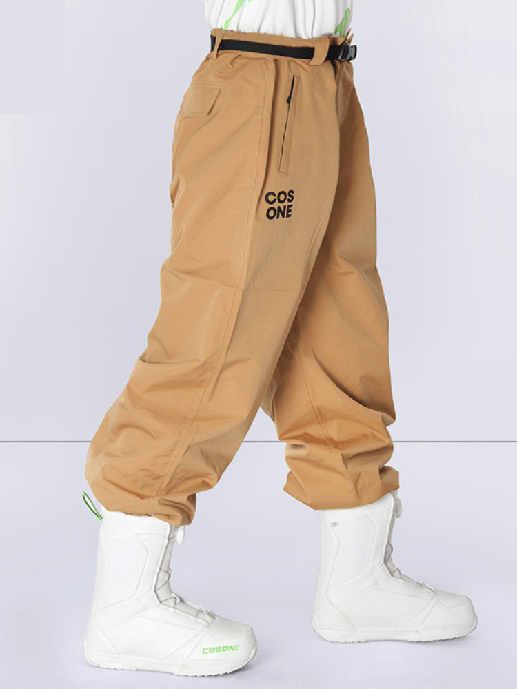 Cosone Baggy Style Pants - Unisex Tan Cosone | Snowears.com