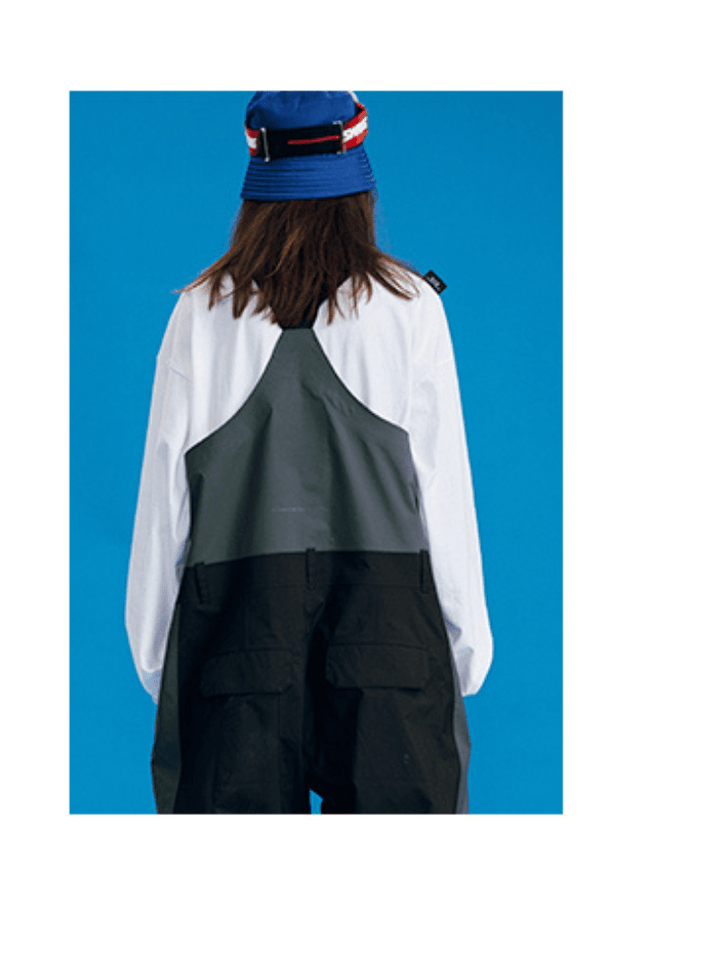 NIS Colorblock Baggy Bibs - Snowears-snowboarding skiing jacket pants accessories